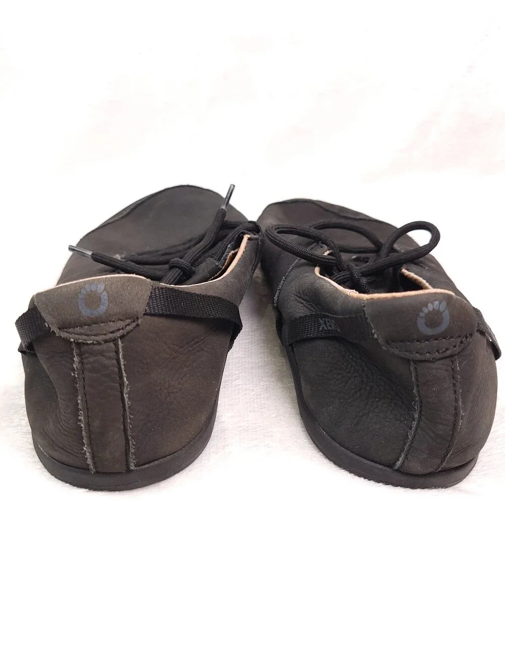 Xero Shoes Mens 11 Hana Minimalist Barefoot Shoes Black Leather